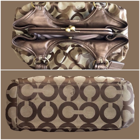 Coach ‘Parker’ Op Art Satchel - Picture 6 of 11